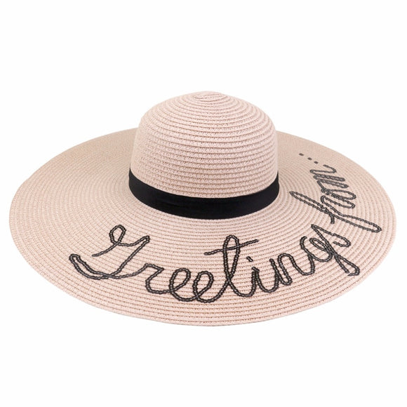 Ladies Outdoor Foldable Straw Hats